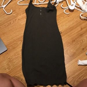 Olive green bodycon